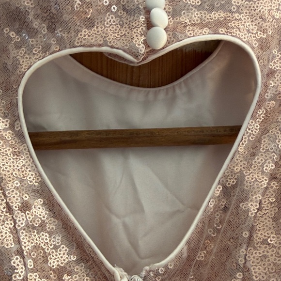 Elegant Pink Sleeveless Kids Dress - Picture 6 of 8